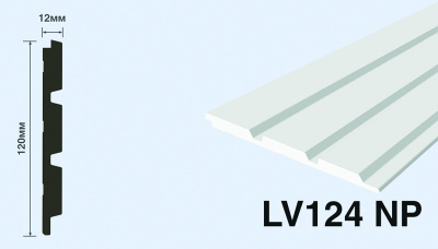 Панель LV124 NP HI WOOD 120 мм х 12,0мм х 2,7м /16шт